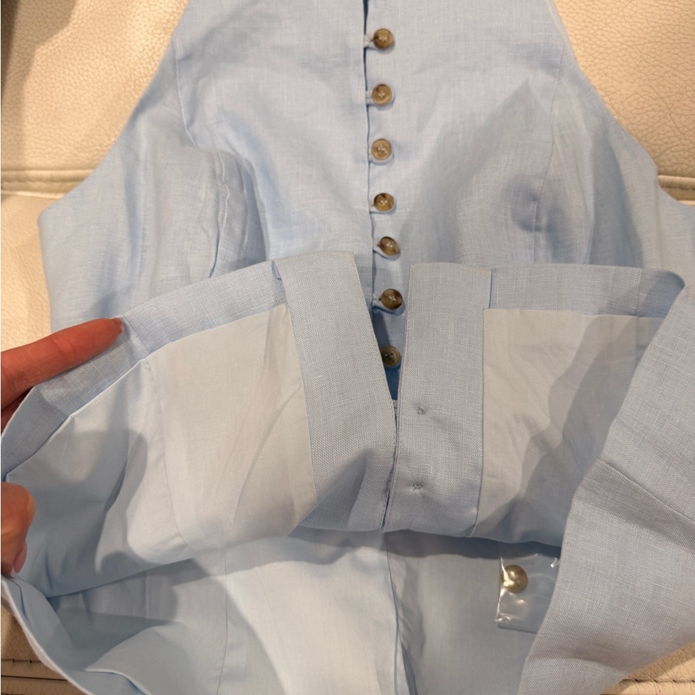 NWT NICHOLAS THE LABEL Sky Blue Sancia Top in sz. 2 - Picture 6 of 16